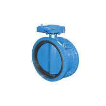Ductile iron flange type butterfly valve DI hand operated double flanged butterfly valve